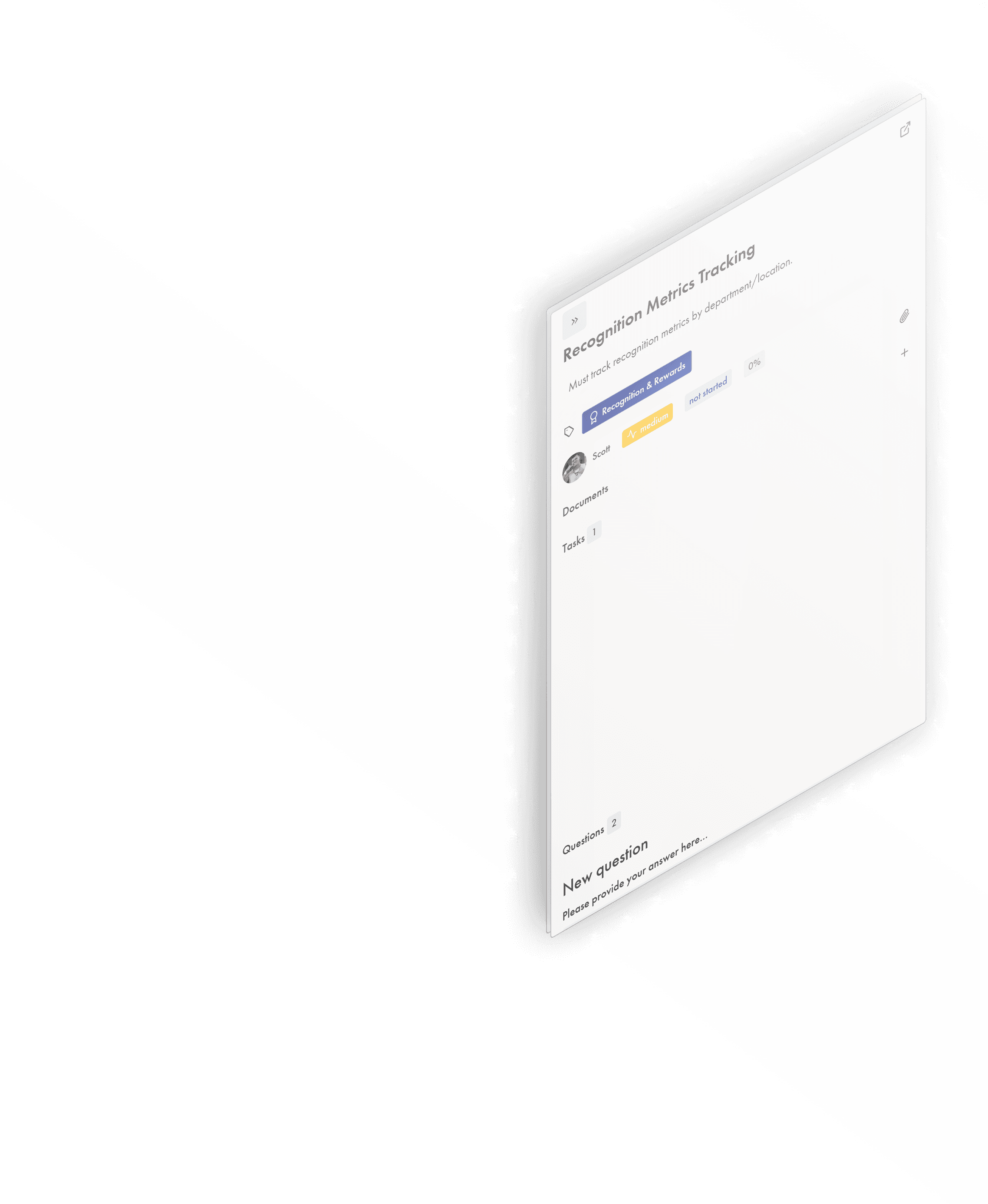 Requirement page