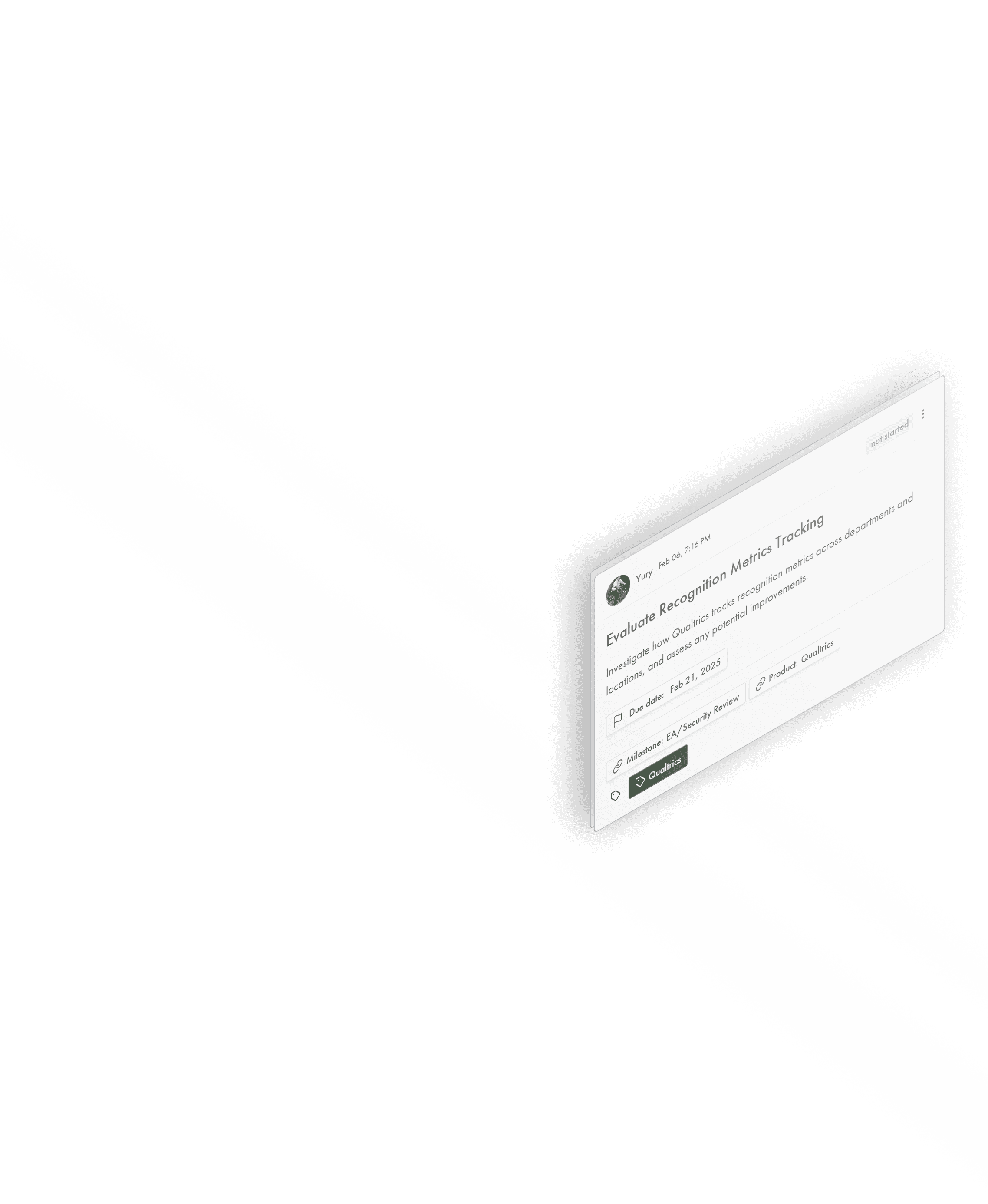 Requirement page